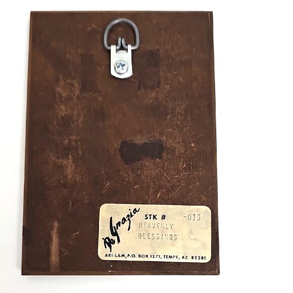 Ted Degrazia Vintage Trio of Framed Indian Children Art Prints 5" x 3.5" - Picture 9 of 10